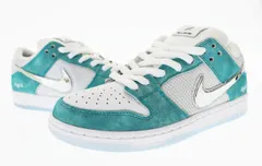 ナイキ NIKE ×APRIL SKATEBOARDS エイプリルスケートボード SB DUNK LOW PRO QS ダンク ロー プロ FD2562-400 26.5 ホワイト グリーン ブランド古着ベクトル 中古▲■250409のサムネイル