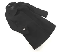 Le souk ルスーク アンゴラ混 スタンドカラー コート size36/黒  ◇■ レディース