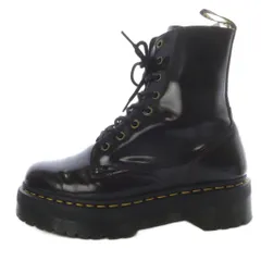 ドクターマーチン DR.MARTENS JADON 8ホールブーツ ワークブーツ ショート プラットフォーム レザー UK8 チェリーレッド /YO11 ■SH