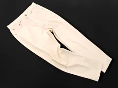 green label relaxing グリーンレーベルリラクシング ユナイテッドアローズ 裏起毛 テーパード パンツ size42/アイボリー  ◇■ レディース