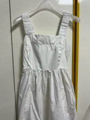 H&M コットン ドレス ONE PIECE 白