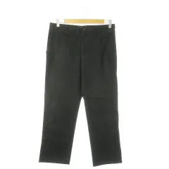 バーバリー ロンドン BURBERRY LONDON チノパン コットン ストレート ロゴ M 黒 ブラック /AO23 ■GY18のサムネイル