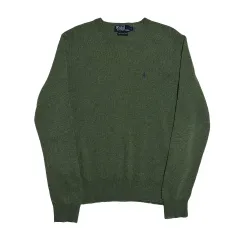 L POLO RALPH LAUREN ラムウール クルーネック ニット