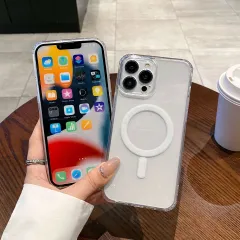 スマホケース 透明 マグネット 吸着 アクリル フルカバー iPhone 16 iPhone 15 Pro Max 保護ケース