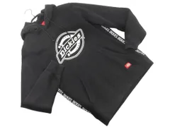 Dickies ディッキーズ 裏起毛 スウェット ロゴ プルオーバー パーカー sizeM/黒  ◇■ メンズ