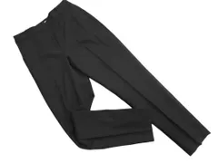 NATURAL BEAUTY BASIC ナチュラルビューティーベーシック センタープレス加工 テーパード パンツ sizeS/黒  ■■ レディース