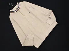 CROCODILE クロコダイル ハーフジップ カットソー sizeM/ベージュ  ◇■ メンズ