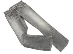 Lee リー USED加工 フレア デニムパンツ size27/グレー  ■■ レディース