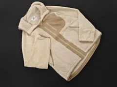 UNIQLO ユニクロ White Mountaineering ホワイトマウンテニアリング ボア フリース ジップアップ パーカー ジャケット sizeS/ライトベージュ  ◇■ メンズ