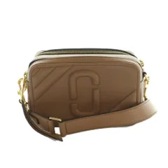 マークジェイコブス MARC JACOBS スナップショット ショルダーバッグ レザー ピンクベージュ /MI ■OS