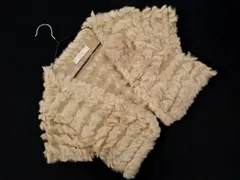 any SiS エニィスィス ラビットファー ニット ボレロ カーディガン ベージュ  ◇■ レディース