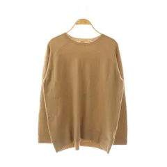 ミューズ ドゥーズィエム クラス MUSE de Deuxieme Classe CAPRI クルーネックプルオーバー ニット セーター 長袖 ベージュ /HK ■OS