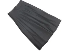 ZARA WOMAN ザラ ウーマン タック ロング スカート sizeM/黒  ■■ レディース