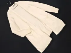 INGNI イング フェザーヤーン ロング カーディガン sizeM/オフホワイト  ◇■ レディース