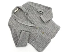 CORDIER コルディア ウール100% ニット ジャケット size7/グレー ◇■ レディース