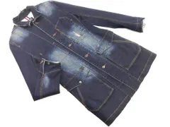 NICOLE CLUB ニコルクラブ デニム コート size46/紺 ◇■ メンズ