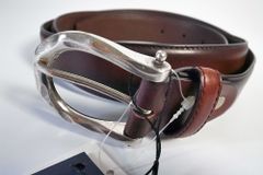 未使用 MAGNANNI ベルト FREE マグナーニ チャコール 1520 未使用 MAGNANNI レザーベルト FREE マグナーニ こげ茶 1520 - メルカリ