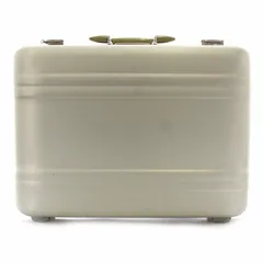 ゼロハリバートン ZERO HALLIBURTON アタッシュケース ビジネスバッグ スーツケース ロック付き カーキハンドル USA製 銀 シルバー /MP ■GY18のサムネイル