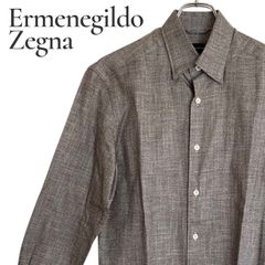 Ermenegildo Zegna エルメネジルドゼニア ブラウン系 長袖シャツ