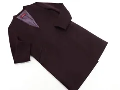 URBAN RESEARCH アーバンリサーチ items ウール混 ノーカラー コート sizeF/ワイン ◇■ レディース
