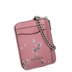 コーチ 財布 レディース COACH コインケース レザー スター プリント ジップ カード ケース CCO26 SVPF6 ダスティピンクマルチ