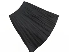 TRANS WORK トランスワーク プリーツ スカート size40/黒 ◇■ レディースのサムネイル