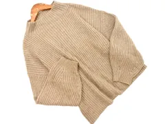 URBAN RESEARCH アーバンリサーチ ウール混 ボトルネック リブ ニット セーター sizeF/ベージュ ◇■ レディース