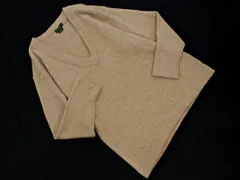 J.CREW ジェイクルー ウール100% Vネック ニット セーター sizeM/ベージュ ◇■ レディース