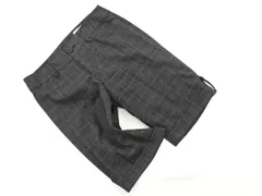 KUMIKYOKU 組曲 グレンチェック ハーフ パンツ size3/チャコール ◇■ レディース