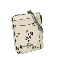 コーチ 財布 レディース COACH コインケース レザー スター プリント ジップ カード ケース CCO26 SVCAH チョークマルチ