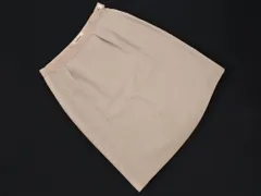 PAUL STUART ポールスチュアート 総柄 スカート size6/ベージュ ■■ レディース