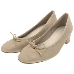 Le Talon (ルタロン) スクエアトゥヒールパンプス パンプス レディース ベージュ 22.0cm