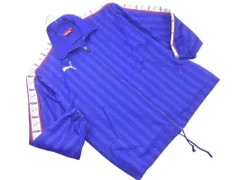 PUMA プーマ 刺繍 トラック ジャケット sizeS M/青 ◇■ メンズ