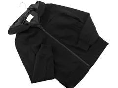 nano universe ナノユニバース ウール混 フード ジャケット sizeM/黒 ◇■ メンズ