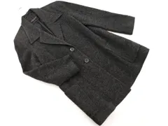 Junko Koshino ジュンココシノ ウール100% チェスター コート sizeM/チャコール ◇■ レディース