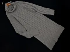 TOMMY HILFIGER トミーヒルフィガー タートルネック ニット ワンピース sizeM/グレー ◇■ レディース