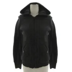 マークバイマークジェイコブス MARC by MARC JACOBS 裏地ボアスウェットパーカー ジップアップ コットン ブラック 黒 XSのサムネイル