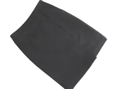 INED イネド シルク混 アンゴラ混 タイト スカート size11/黒 ◇■ レディース