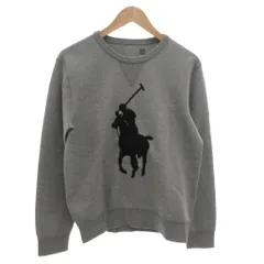 ポロ ラルフローレン POLO RALPH LAUREN スウェット トレーナー ビッグポニー 長袖 S グレー /FF  ■GY18