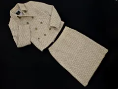 23区 ツイード セットアップ ジャケット スカート スーツ size上38 下36/アイボリーｘグレー ◇■ レディース