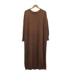 JOURNAL STANDARD relume (ジャーナルスタンダードレリューム) HT-Cotton C/N-BIG-OP 16080462205030 ワンピース レディース ブラウン FREE