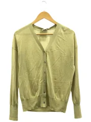 SLOBE IENA(スローブイエナ) 20080900713010 Chere シルクコットン Vネックカーディガン レディース 黄緑 FREE