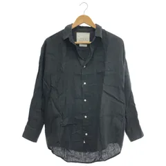 JOURNAL STANDARD relume (ジャーナルスタンダードレリューム) フレンチリネンビッグスキッパーシャツ 16050462626110 シャツ レディース ブラック FREE