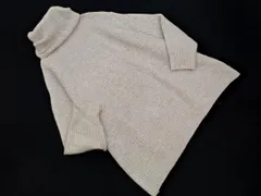 ZARA ザラ オーバーサイズ タートルネック ニット セーター sizeM/ライトグレー ◇■ レディース