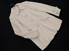 CORDIER コルディア アンゴラ混 ステンカラー コート size42/オフホワイト ◇■ レディース