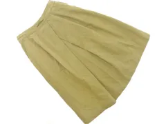 MHL. エムエイチエル タック スカート size1/カーキ ■■ レディース