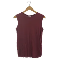 IENA LA BOUCLE (イエナラブークル) 強撚ガーゼリブノースリーブプルオーバー 24070914142020 ノースリーブカットソー レディース ボルドー FREE