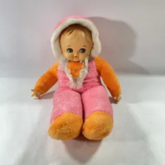 ★ 希少 レトロ ヴィンテージ  抱っこ人形 ハグドール 赤ちゃん ベビー 全長60㎝ ぬいぐみ 当時物 現状品 0.4kg