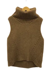 CINOH (チノ) 21WKN504 ボリューム タートルネック ベスト レディース ブラウン 38