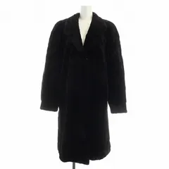 サガミンク SAGA MINK 銀サガ 毛皮コート シェアードミンクファー 長袖 総裏地 ロング 茶 ブラウン ■GY18 /MQ